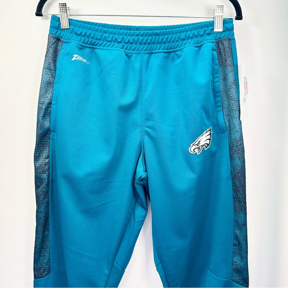 Zubaz Philadelphia Eagles Viper Accent Elevated Jacquard Track Pants Joggers - Picture 4 of 15
